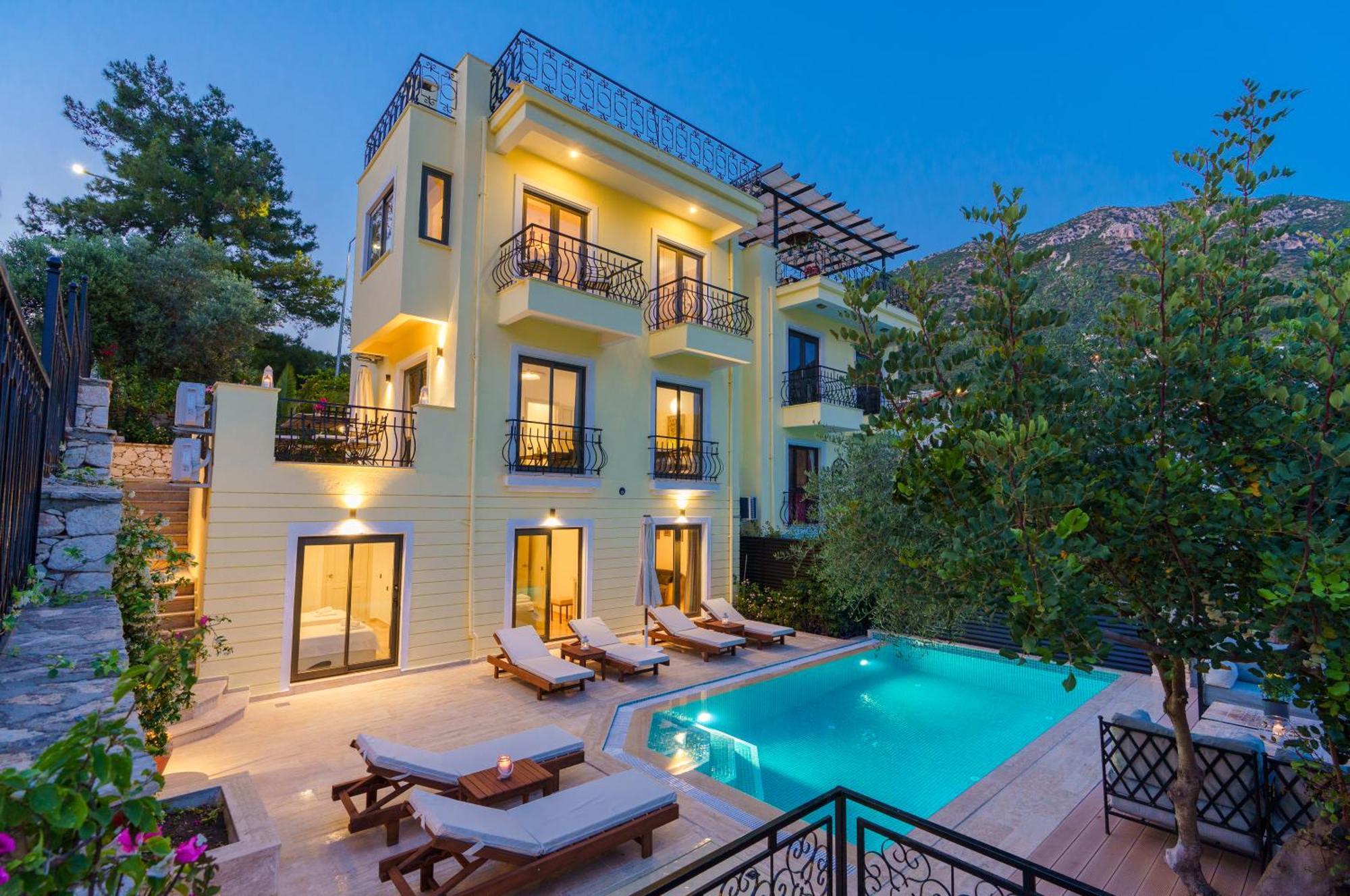 Villa Vista Mare Kalkan Exterior foto